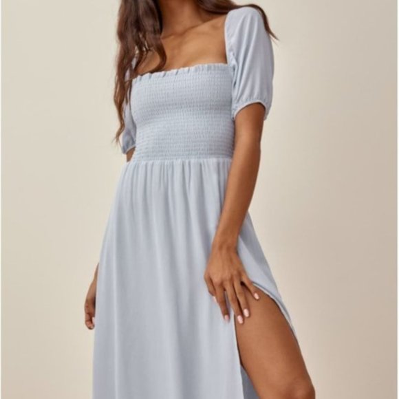 Sale🌈Reformation Meadow Dress - Mineral - Picture 3 of 7